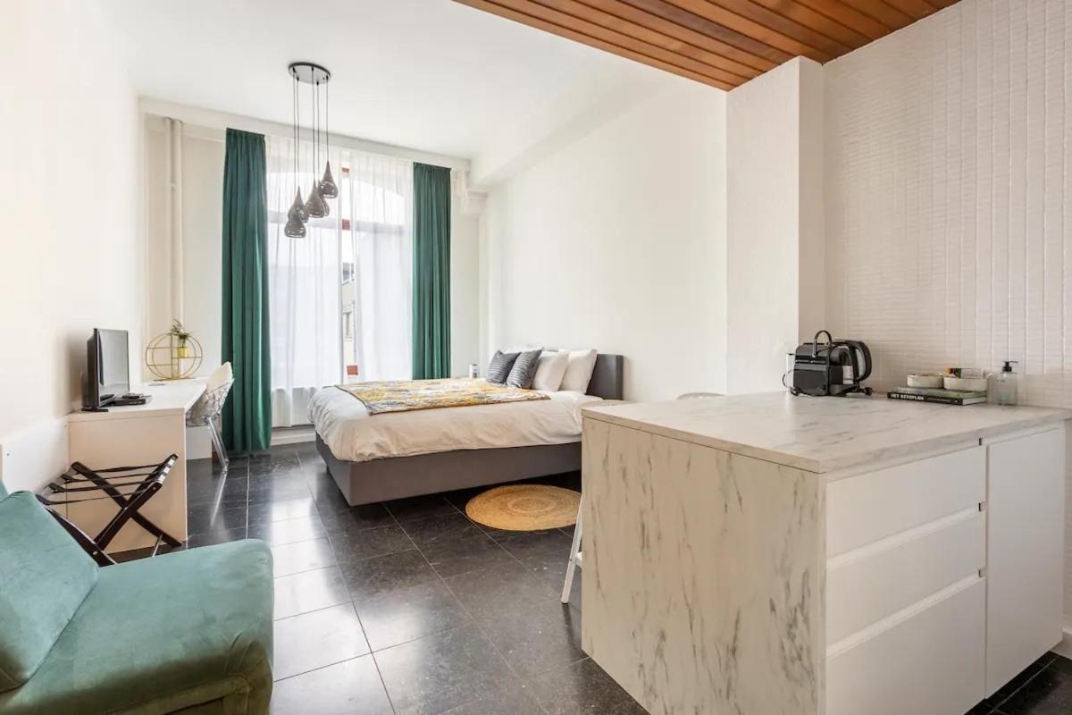 Riverview Studio In Historical Heart Of אנטוורפן מראה חיצוני תמונה